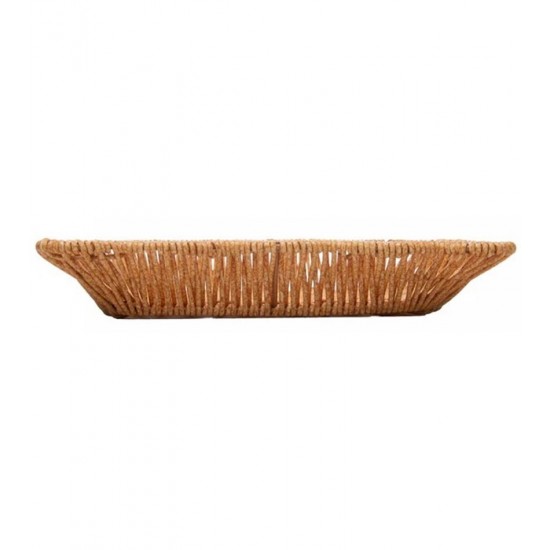 Cesta Botânica 26cm x 20cm x 4,5cm Rattan